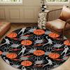 Basketball Pattern Background Round Rug for Livingroom,Bedroom, Palyroom, Chair Rug, Area Rug, Circle Carpet, Large Size Fan Christmas Gift