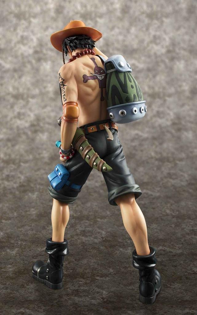 One Piece Portgas Ace 10th LIMITED 230mm Malovaná kompletní figurka Portrét.Of.Pirates NEO-DX D. Ver. (Další prodej Encore) Cca. ABS a PVC
