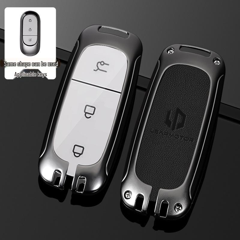 2023 Leapmotor Key Case for T03, C11, S01, C01 - Metal Buckle Bag for Men & Women