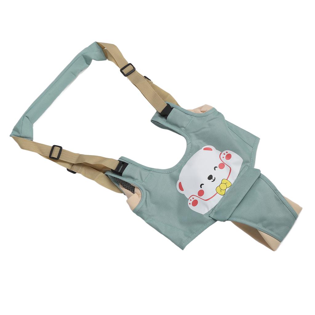 Baby Walking Harness Multifunctional Comfortable Breathable Adjustable Infant Walker Harness for 6 to 36 Month Old Green