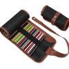 16/24/36/48/72/120 Holes Canvas Roll Pen Curtain Pencil Bag Case Holder Storage Pouch Stationery School Supplies