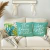Tropical plant leaf pattern printed pillowcase, SWEET HOME design, room decoration cushion cover living room sofa cushion cover