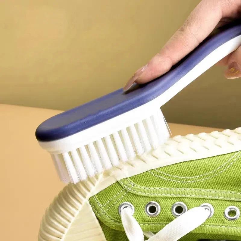 Plastic Long Handle Shoe Brushes For Cleaning Shoe Brush Laundry Brush Grip Easy Hold Stain Remover For Sneaker Carpet Bathroom