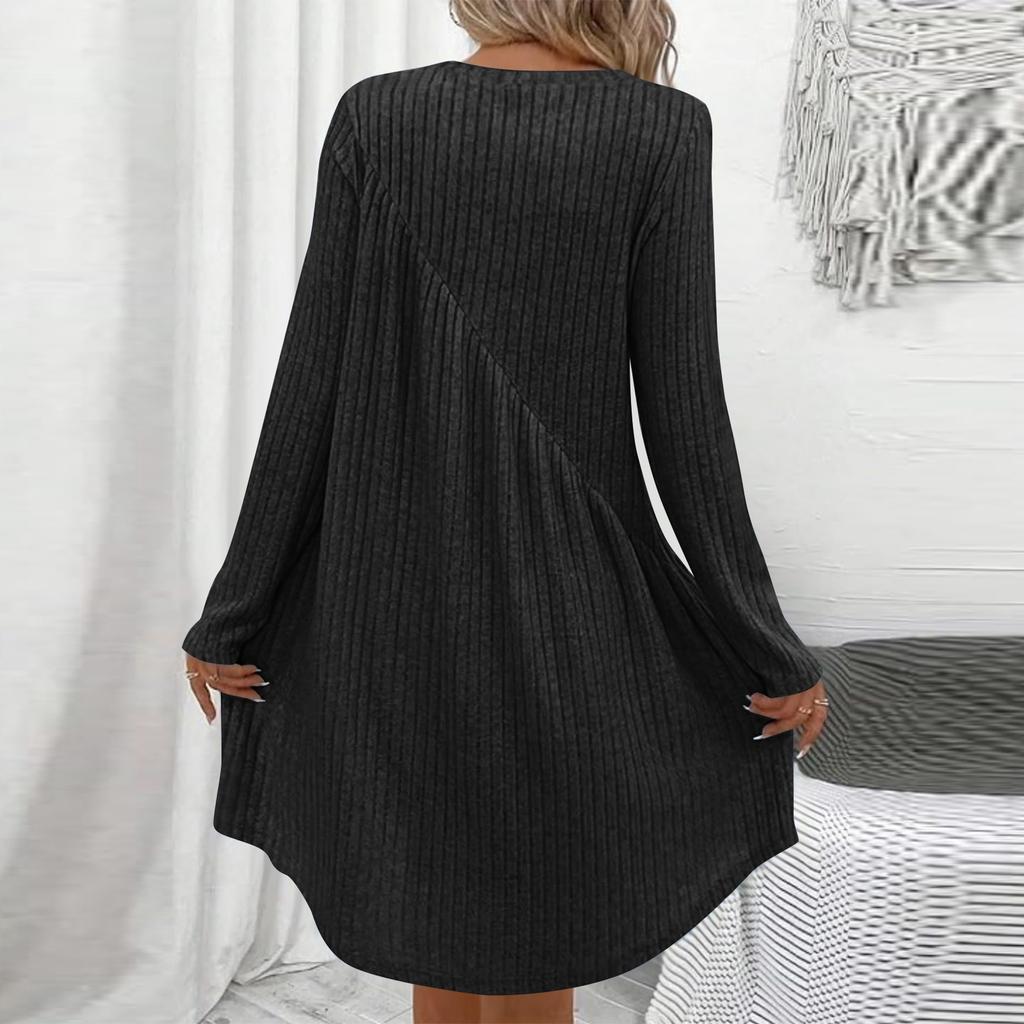 Robes sexy à manches longues pour femmes, mode automne et hiver, taille fine, paquet hanche, rencontres