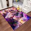 Whimsical Fantasy Castle In Clouds Rug Non-slip Rug Suitable for Living Room and Bedroom Sofas.