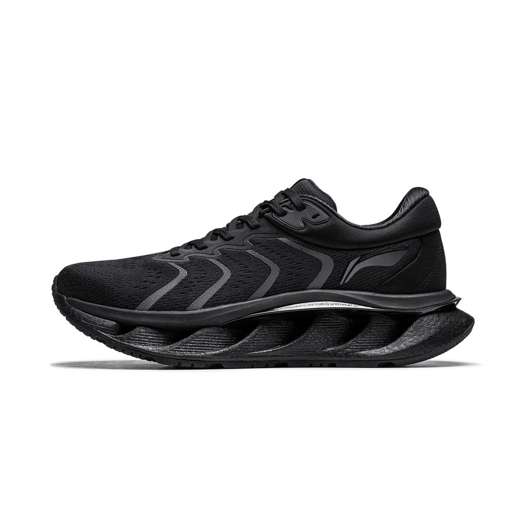 Li Ning Cushioning, Wear Resistant Low top Running Shoes Men's Black AZGU005-1