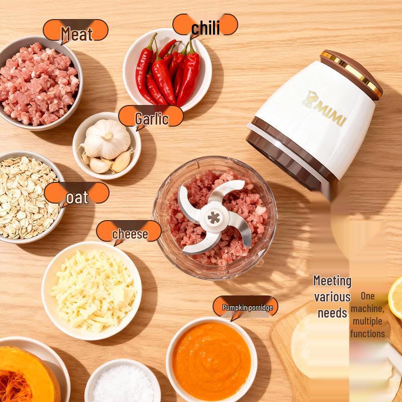 Baby Food Processor & Blender: Juicer, Soy Milk, Meat Grinder, Fruit Juicer for Mother & Baby