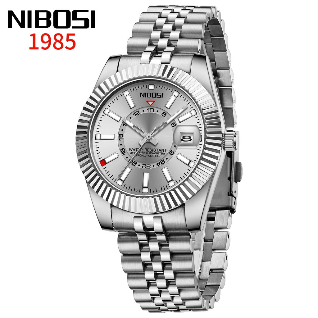 Men Watches Analog Quartz Watch with Date Waterproof Stainless Steel Men's Wrist Watches Classic Watches for Men 2025 New