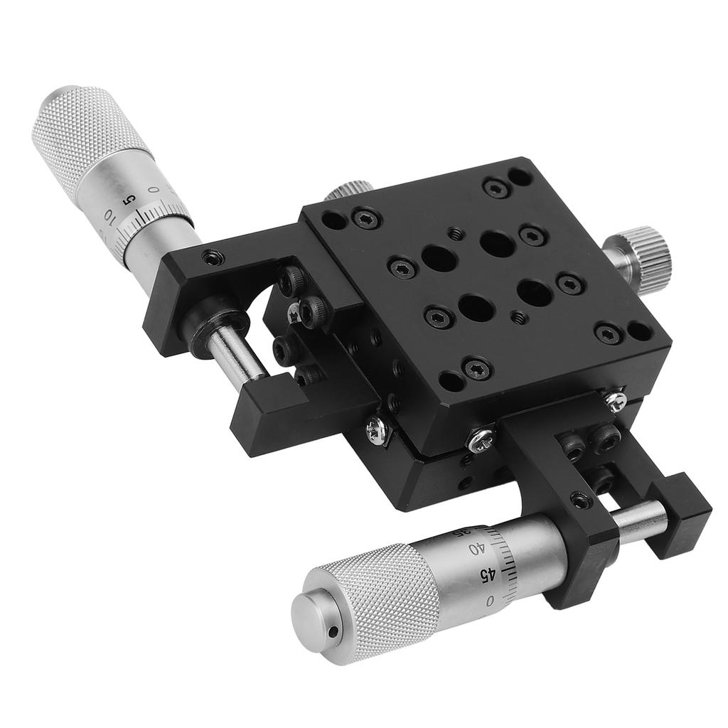 Linear Sliding Table XY Axis Manual Platform Cross Roller Guide Type Stage 40x40mm SEMYW40‑AS