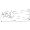 Lobtex Crimping Tool, Mini Crimping Tool AK1MA2, 172mm