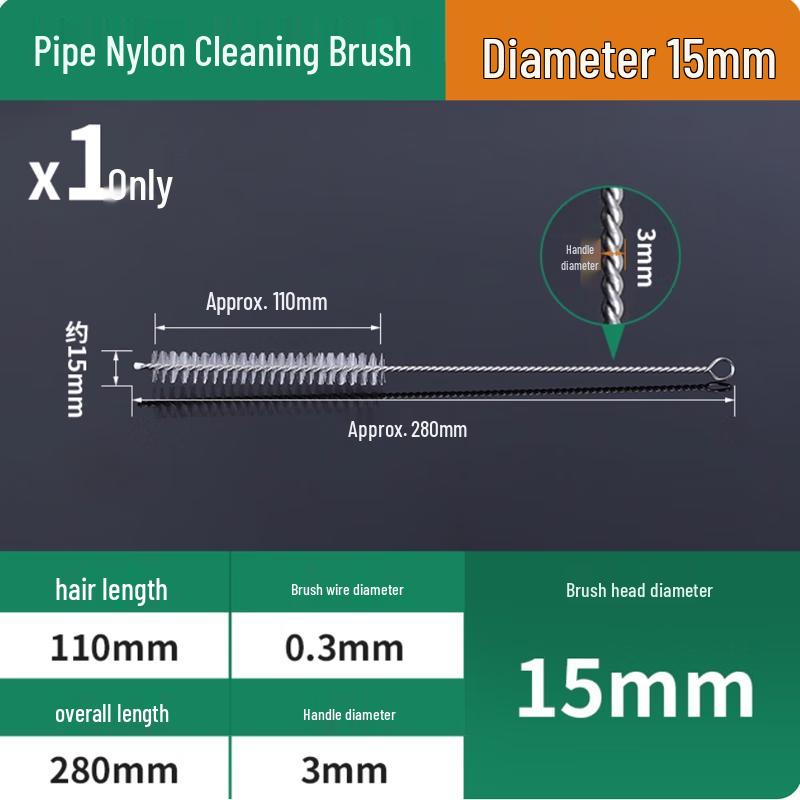 Nylon Stiff Bristle Extended Handle Cleaning Brush