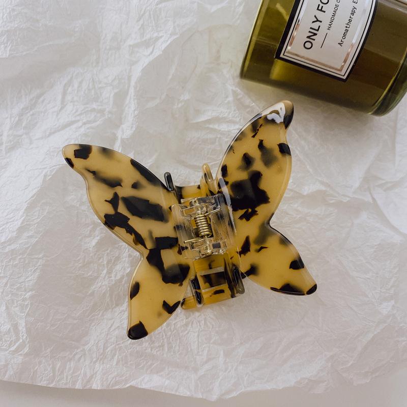 Sweet Butterfly Hairpin Summer Fairy Clip Gradient Tie-Dye Acetate Headwear Women Girls Styling Tools Barrettes Hair Accessories