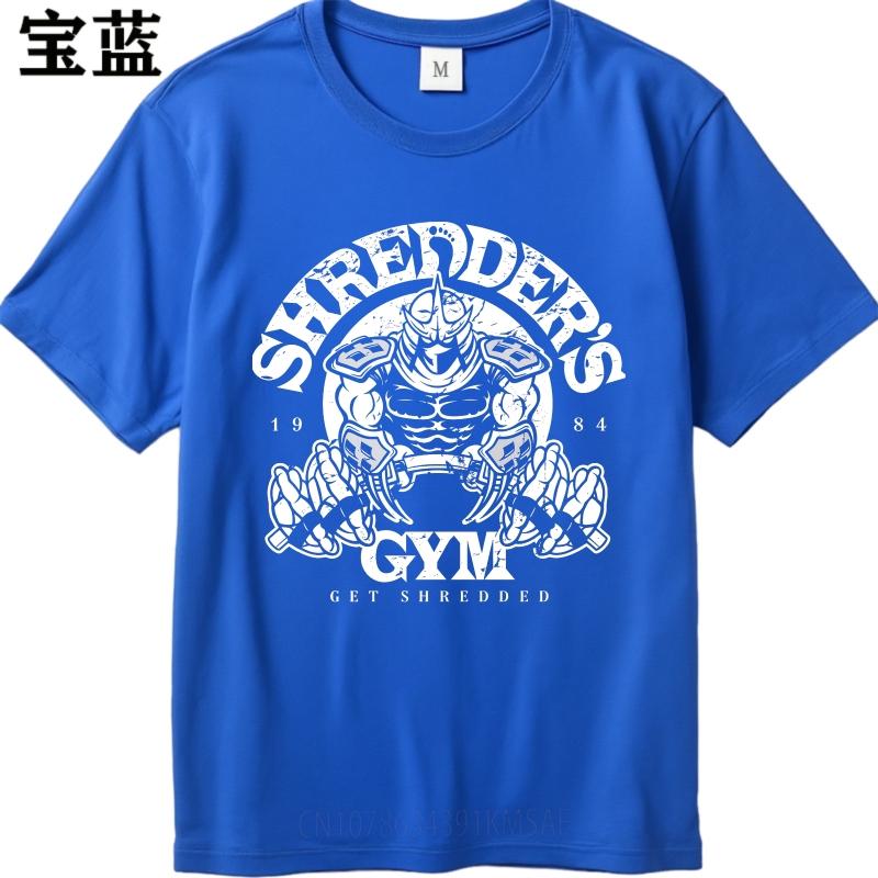 Stylish Unisex Summer tshirt Shredders Gym Get Shredded 1984 Short Sleeve Relaxed Fit ONeck For Men Top Tees Male Teeshirt