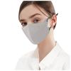 Summer Health Cycling Bright Drill  Silk Mouth Face Mask Respirator Men Women