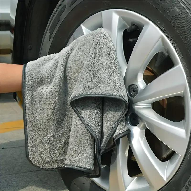 Car Wash Towel 1200GSM Double Sided Towel Car Detailing Twisted Braid Cloth Super Absorbent Rag for Car Home Washing Accessories