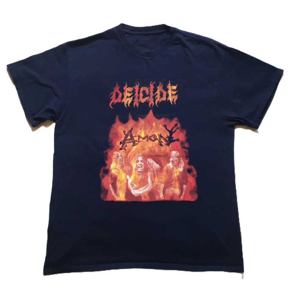 

Vintage Deicide Amon Feasting the Beast Cotton Black S-5XL Shirt AA359 Unisex T-Shirt S