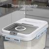 Sealed Grain Storage Bin - Insect and Moisture Proof Rice and Flour Container