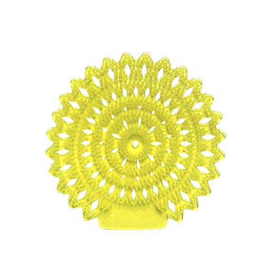 3pcs Disposable Toilet Splash Guard Anti-Splash Urinal Mats Portable Urinal Deodorizer Bathroom lemon scents