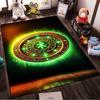 Mystic Rune Circle Design Rug Non-slip Rug Suitable for Living Room and Bedroom Sofas