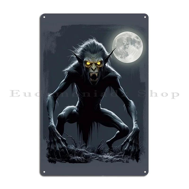 Colors of the Wendigo Wendigogo Metal Sign Iron  Wall Decor Cinema Mural Club Tin Sign Poster