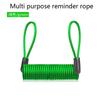 1.2M Bike Spring Cable Lock Anti-Theft Rope Alarm Disc Lock Bicycle Security Reminder Motorcycle Theft Protection 120-150cm