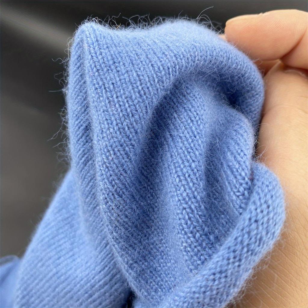 6pcs Worsted Weight Bundle (600g)  Luxury Cashmere Blend Yarn for Gloves Machine Washable Soft Wool Balls for Knitting Warm Mittens