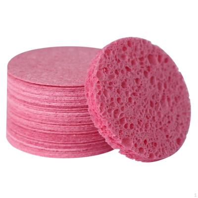 Sıkıştırılmış Yüz Süngerleri Kozmetik SPA Yeniden Kullanılabilir Makyaj Süngeri Peeling Maskesi