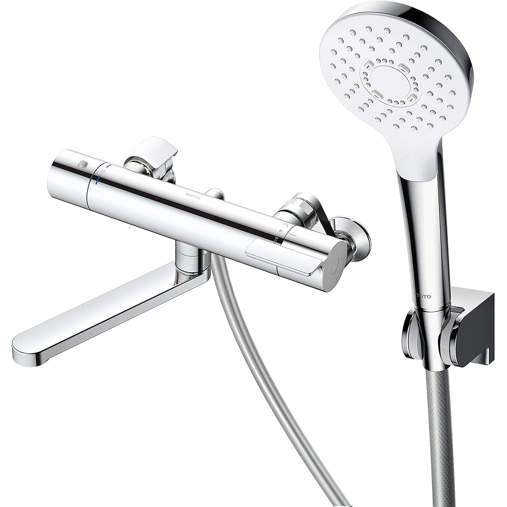 TOTO TBY01404J Bathroom Wall Thermostat Mixers Comfort Wave Shower (Plated) for General Areas