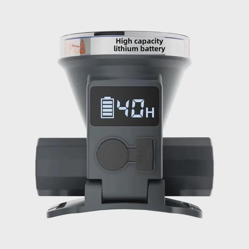 Oppladbar Vanntett LED Hodelykt for Nattfiske - Supersterk, Langvarig og Langtrekkende