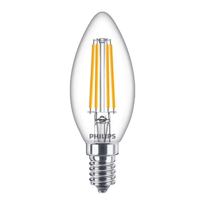Ampoule LED - PHILIPS - Corepro LEDcandle E14 - 6.5W - 806lm - Blanc Très Chaud