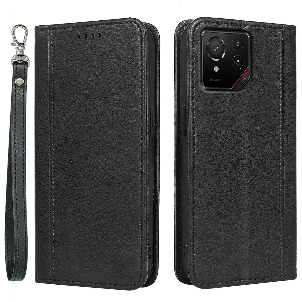HX01 For Asus ROG Phone 9 5G Wallet Case Magnetic Closing PU Leather Phone Cover