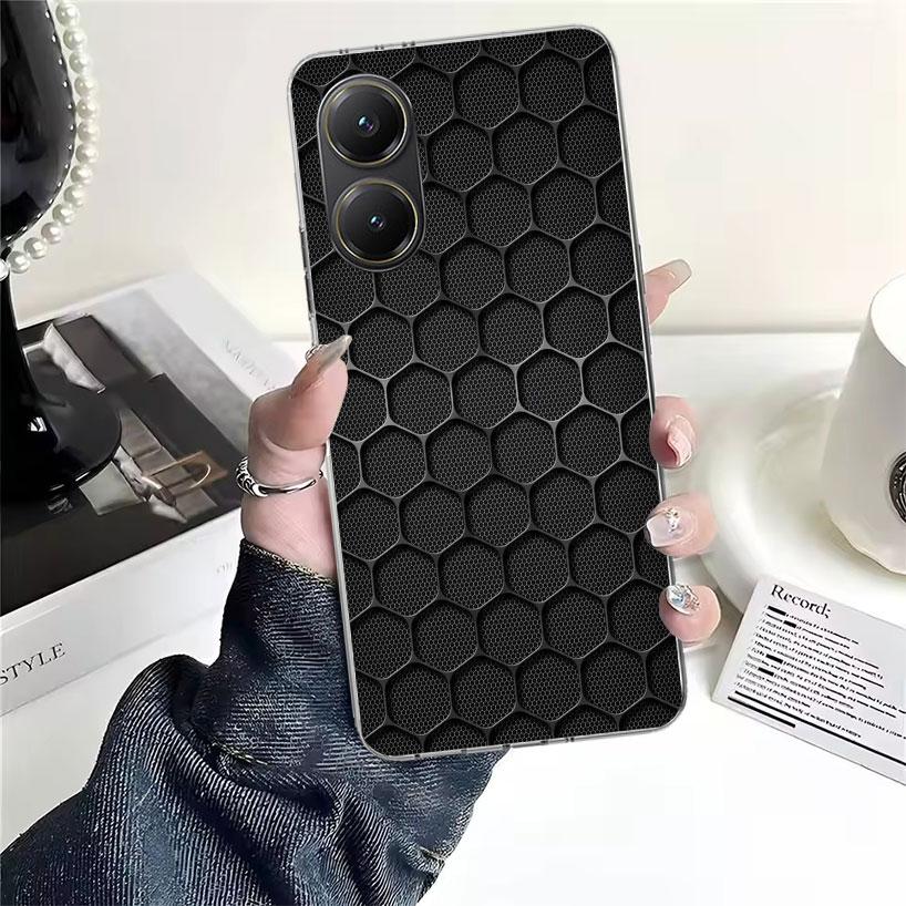 Forged Carbon Pattern For Xiaomi Poco X7 X6 X5 X4 Nfc F7 Ultra F6 F5 Pro Phone Case F4 Gt F3 M6 M5 M4 M3 5G Fundas Cover Coque