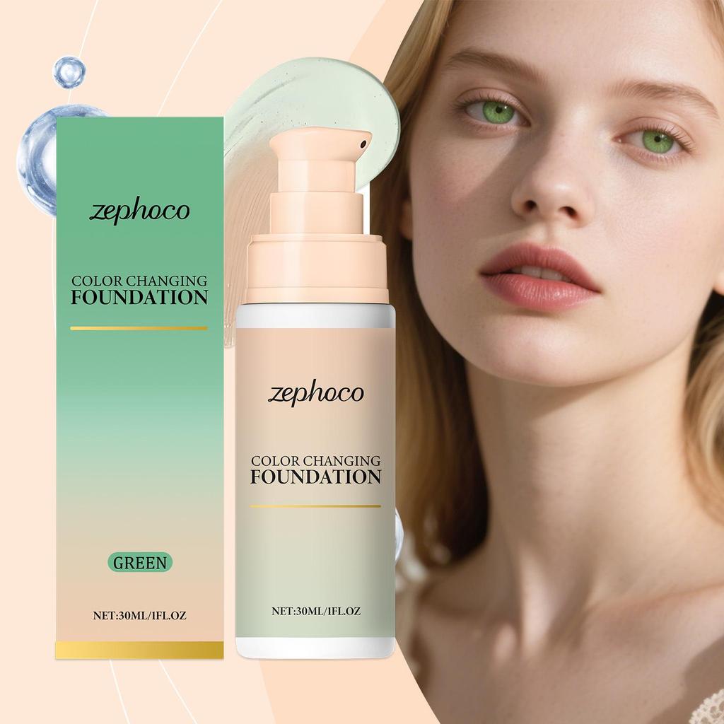 Zephoco Color-Changing Hydrating Matte Foundation Cream
