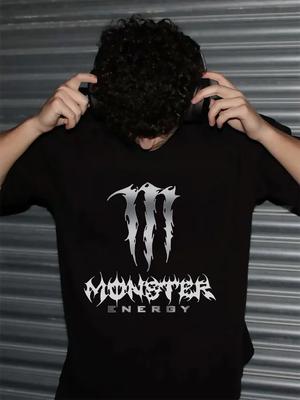 Oversized Y2K Monster Energy T-shirt