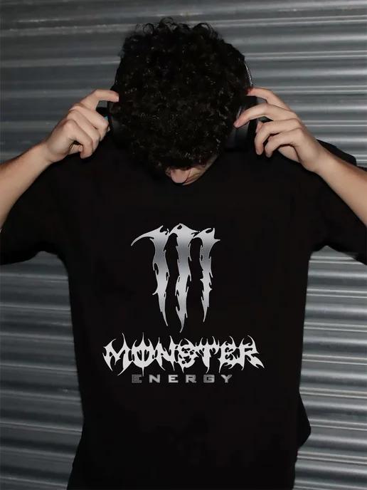 Оверсайз футболка Y2K Monster Energy M
