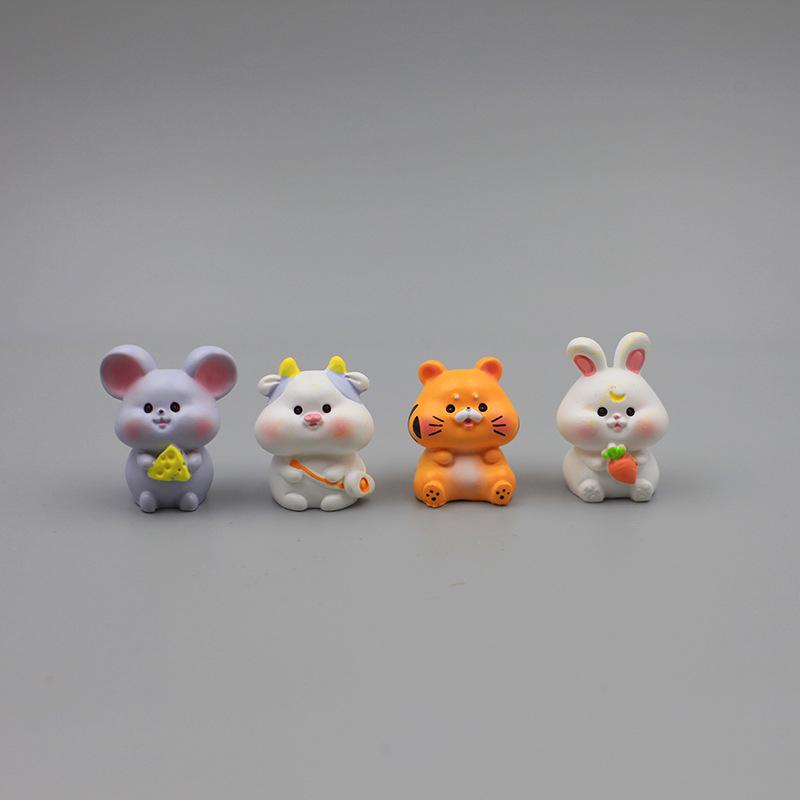 Adorable Zodiac Desktop Ornaments for Office, Bookshelf, or Car Decoration