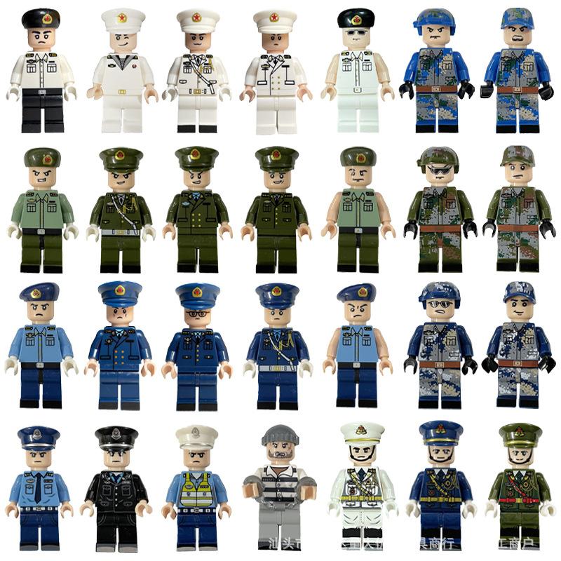 

Military Sea, Land And Air Ghost Swat Building Block Human Doll