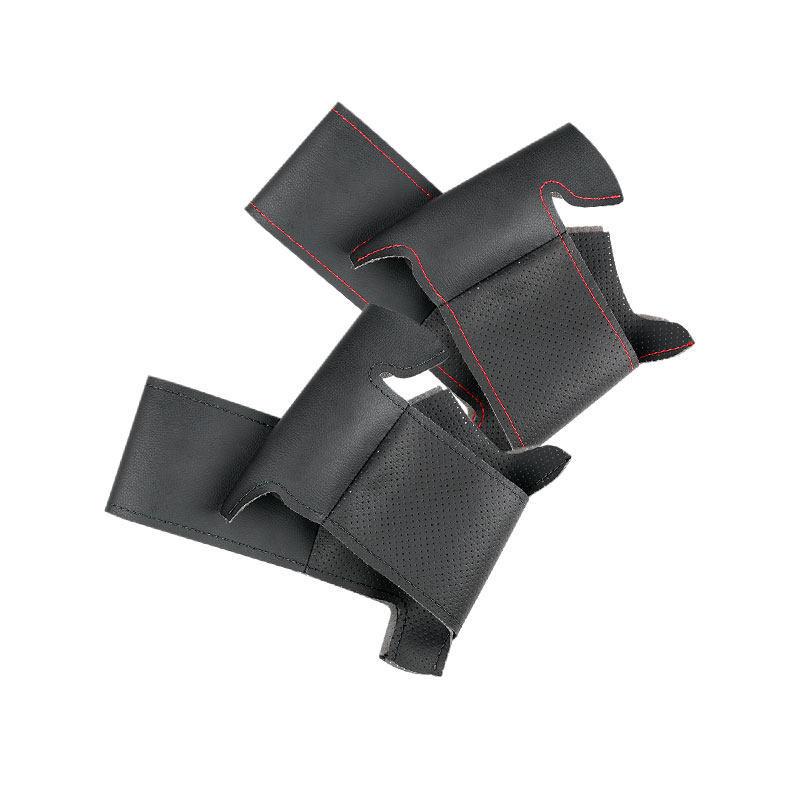 For Hyundai Elantra 4 2016 2017 2018 Accent 2018 Solaris 2017 Perforated Leather Car Accessories Interior Steering Wheel Cover