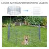 Recinto per Cani di Razza Libera Box Gioco per Cuccioli Recinzione per Cuccioli Box Gioco Cancello per Cuccioli per Animali 8 Pezzi L63 x A76 cm