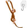 Car Accessories Vehicle Mounted Monkey Quick Release Monkey Pendant Creativity Decorate Rear Doll Hanging Monkey Car Gibbon W8U6
