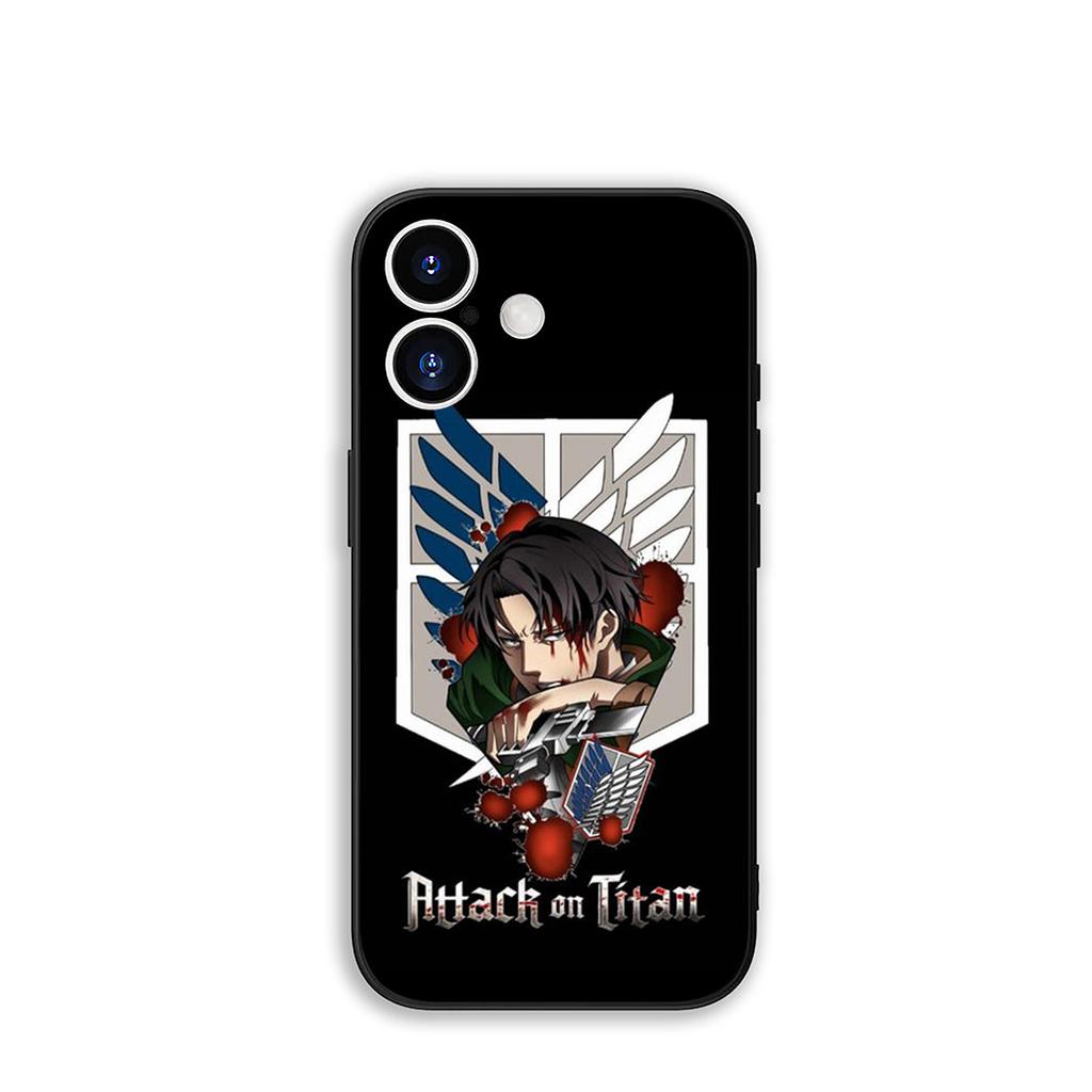 Phone Cover Levi Attacks on titan Jaeger Eren for Apple iPhone 17 16 11 Pro XS Max XR 6 7 8 Plus + 16E SE 2020 Air 5 8+ Case