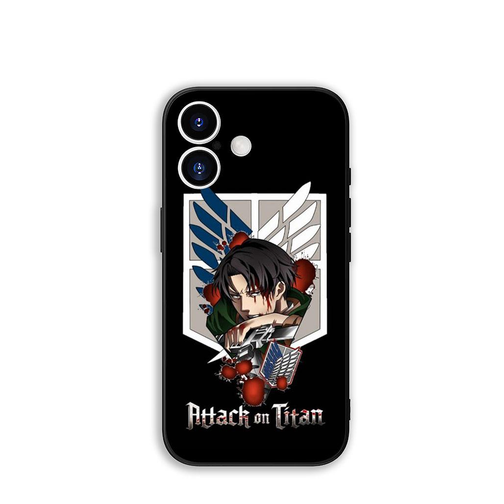 

Cover Levi Attacks on titan Jaeger Eren for Samsung Galaxy S25 S24 S22 S23 FE Ultra Plus A56 A05 A06 A15 A16 A55 S7 Edge Case Galaxy S23 FE