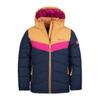 Girls' Hooded Winter Jacket Trollkids Girls Gryllefjord Jacket Insulated Navy Blue (461-165)