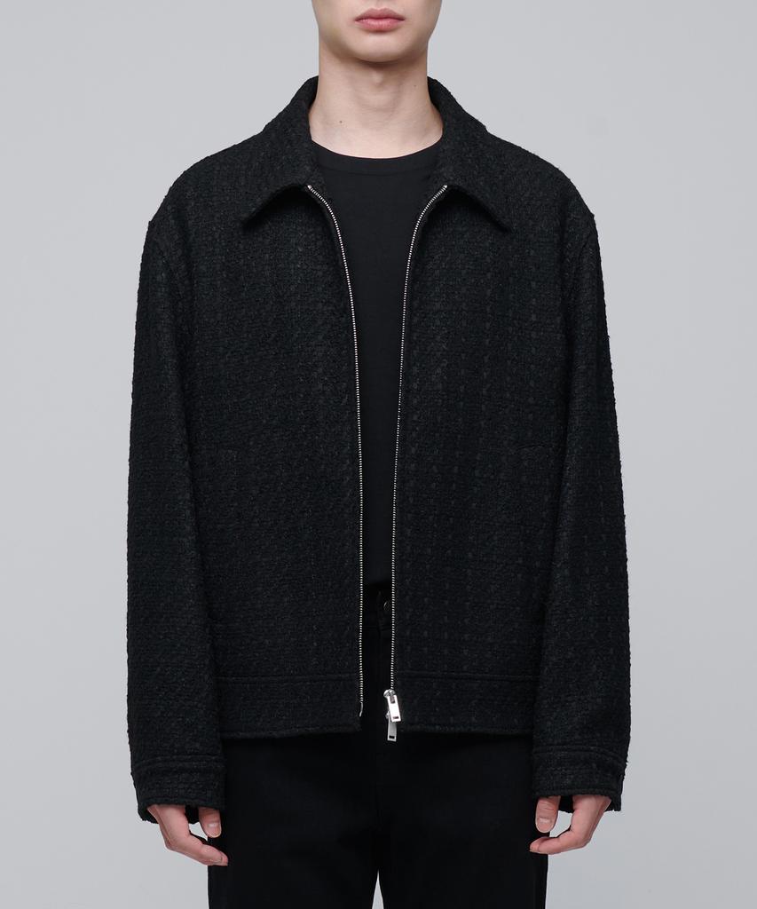 Musinsa Standard Tweed Minimal Jacket [Black]