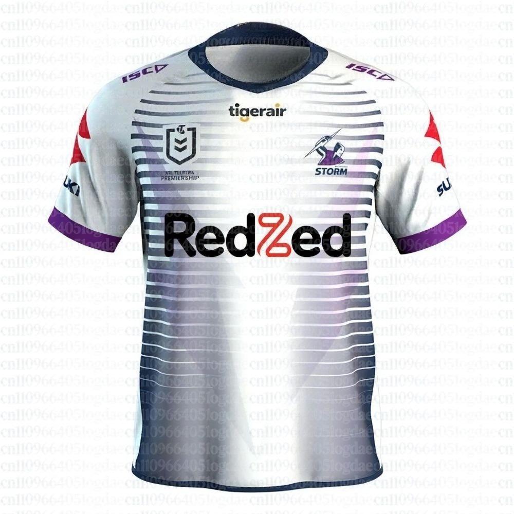 2026 Melbourne Storm Home Rugby Jersey 3D Printed Melbourne Storm Commemorative ANZAC Training Jersey Quick Drying Breathable