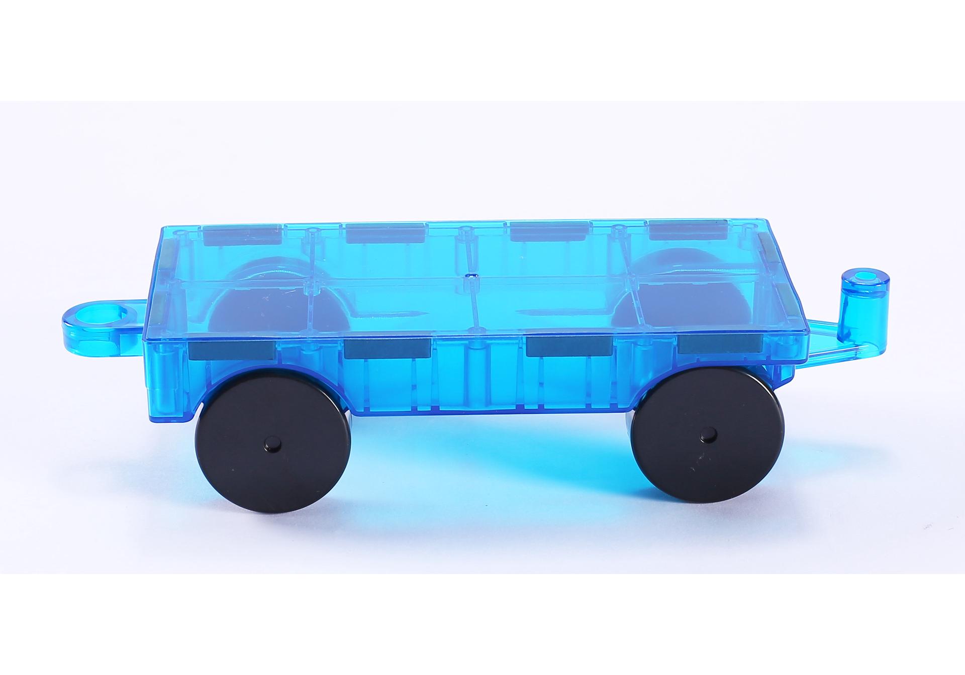 Stained Glass Magnetic Building Blocks: Colorful Small Car Tiles with Strong Magnets