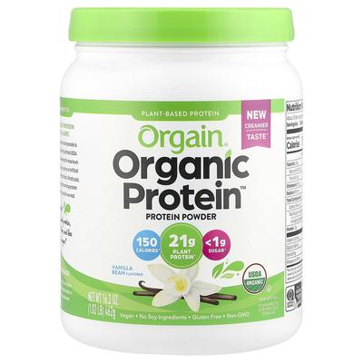 Organic Protein™ Powder, Plant Based, Vanilla Bean, 1.02 Lbs (462 G)