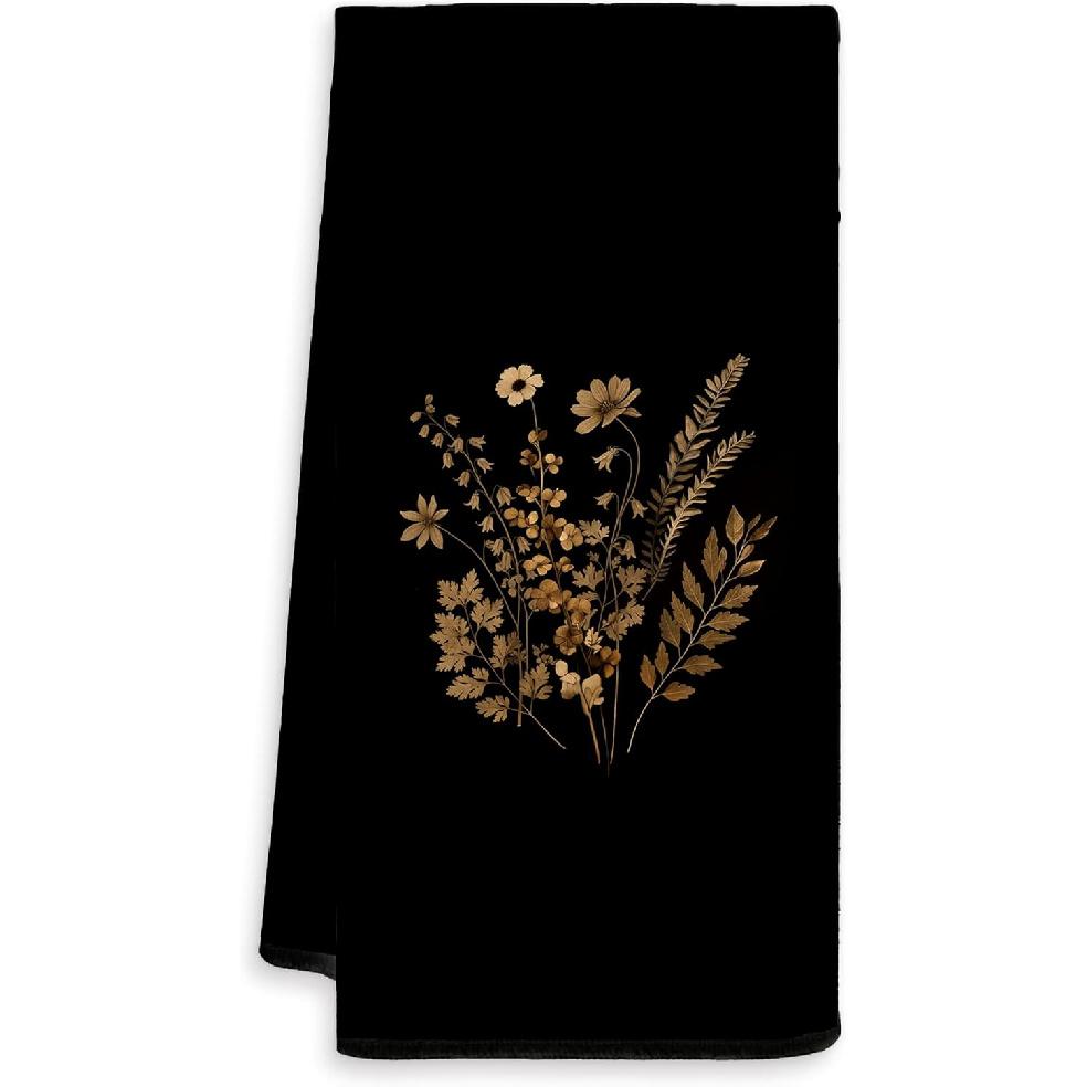 Vintage Floral Christian Kitchen Towels, Christian Gifts for Women, pirational Wildflower Bible Verse Decorative Hand Towels for Bathroom, Religious
