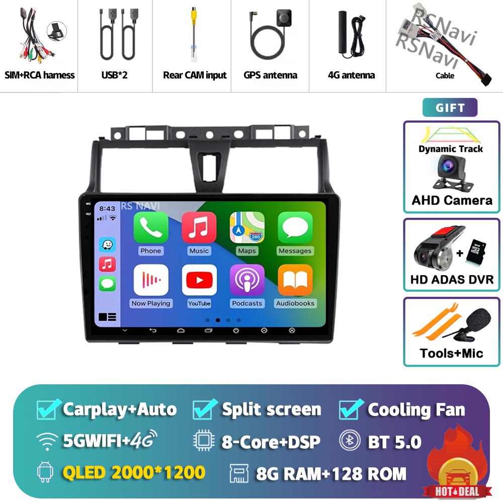 Android 14 Carplay Car Radio For Geely EC7 2014 - 2016 Head Unit 2Din Multimedia Video Player GPS Stereo 360 Camera AI Voice DVD