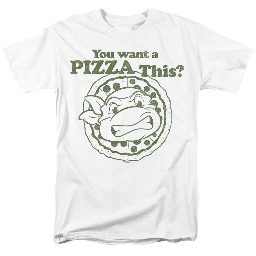 Teenage Mutant Ninja Turtles Tmnt You Want A Pizza Me Unisex Children s T-shirt White 100